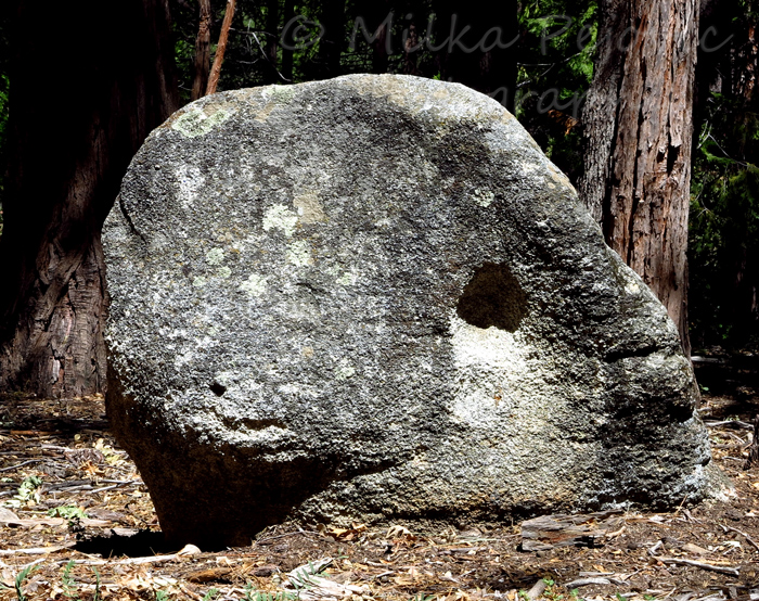 Travel theme: Stone with hidden face