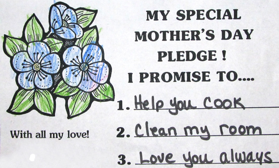 Sunday Post: Mother's Day pledge