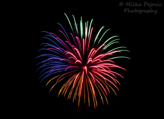 Wordpress weekly photo challenge: Masterpiece - multicolor fireworks