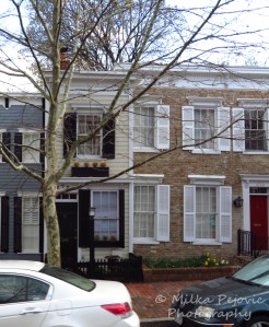The most narrow house in Georgetown, Washington DC